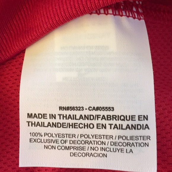 NWT Nike Golf red company polo shirt - Picture 6 of 7